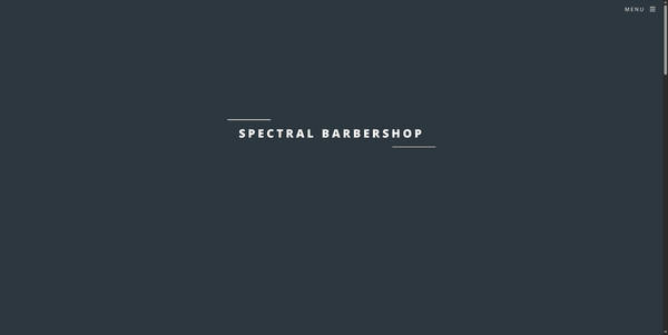 Spectral Barbershop website